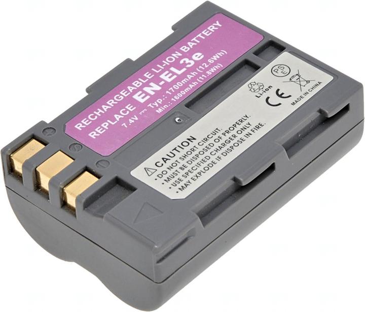 Image du produit T6 Power Batterie Nikon EN-EL3e, EN-EL3, EN-EL3a,, Å¡edÃ¡ (Batterie de l'appareil photo)