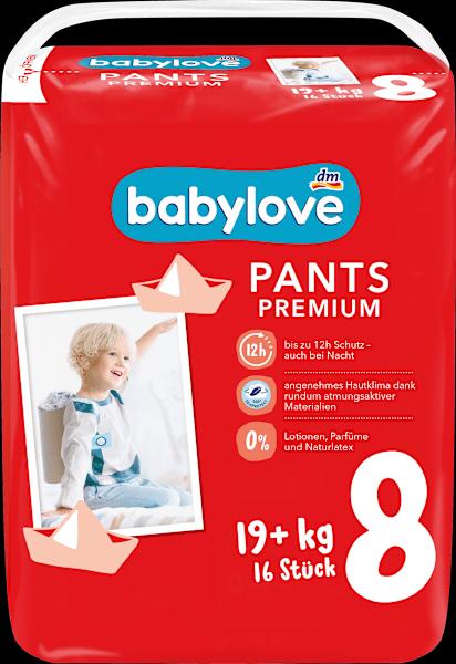 Produktbild dm babylove Baby Pants Premium (Gr. 8, 16 Stück)