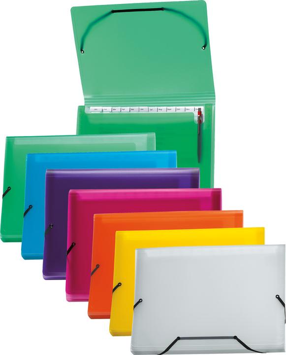 Immagine prodotto Kolma Cartella a scomparti Easy A4 media 12 schede arancione (A4, 1 x)