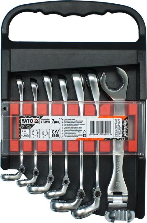 Actual product image Yato Torx Ring Spanners Set 4pcs E6e24 (12 mm, 14 mm, 10 mm, 17 mm, 11 mm, 13 mm)