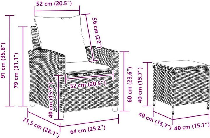 Produktbild vidaXL Amirah