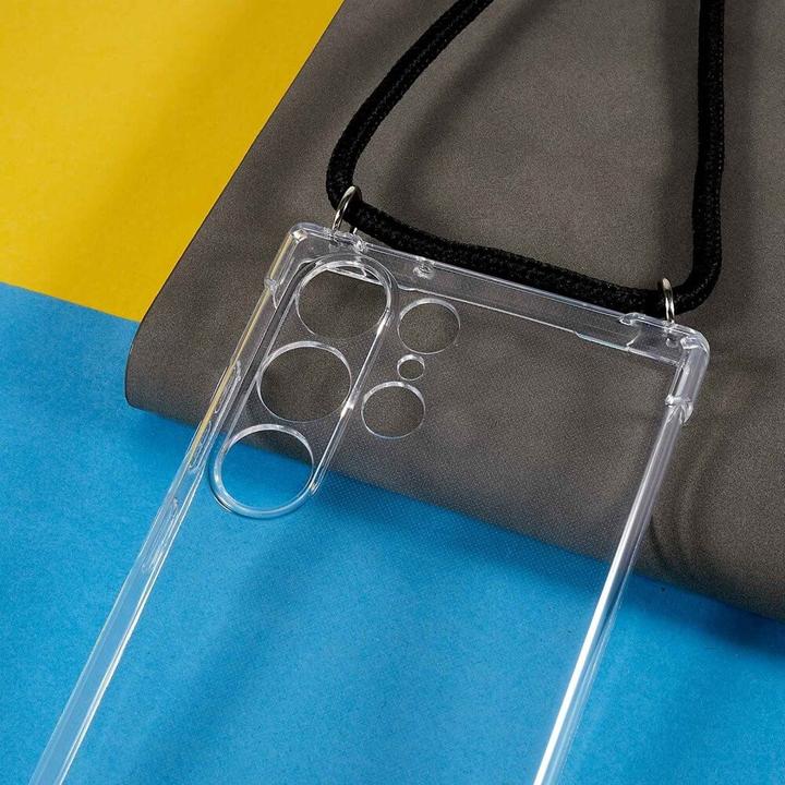 Actual product image Cover-Discount Galaxy S23 Ultra - Case with lanyard transparent (Samsung Galaxy S23 Ultra)