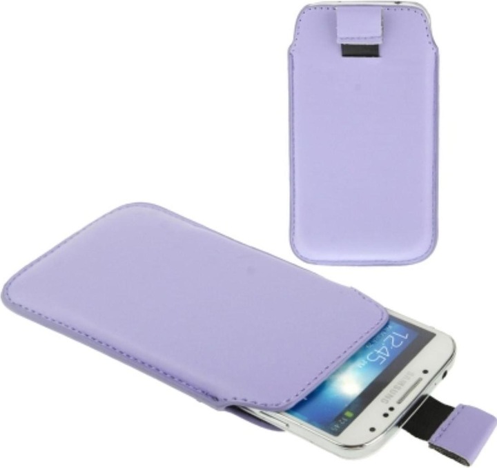 Produktbild König Design Handyhülle Tasche Slide für Handy Samsung Galaxy S5 / S5 Neo Lila / Flieder (Samsung Galaxy S5, Samsung Galaxy S5 Neo)