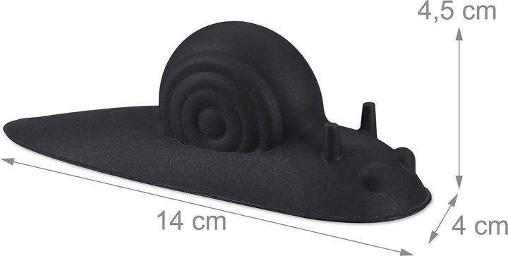 Produktbild Relaxdays Schnecke (2 Stück, 14 x 4 x 4.5 cm)