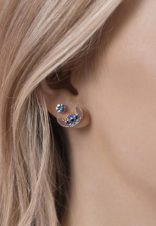 Produktbild Peers Hardy STITCH - Blue & Gold - 3 Pairs de Clous d'Oreilles - Laiton Plaqué (Sterling Silber)