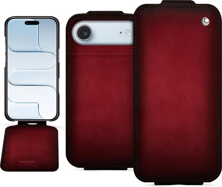 Actual product image Noreve Vertical leather shell (Apple iPhone 17)