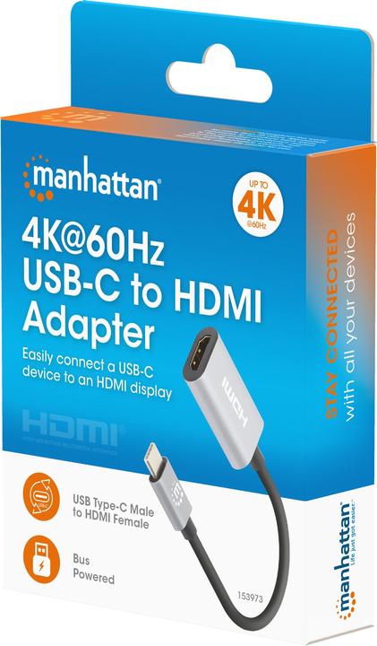 Image du produit Manhattan USB-C vers (HDMI, 11 cm)