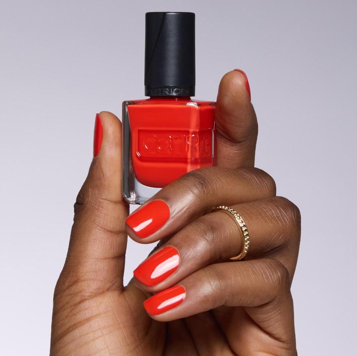 Actual product image Catrice Gel Affair Nail Lacquer No. 015 Orange Long-Lasting (015, Gel-Effect Nail Polish)
