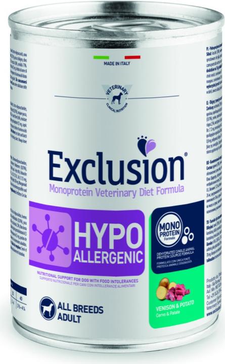 Actual product image Exclusion Hypoallergenic Venison & Potato (Adult, 24 pcs., 200 g)