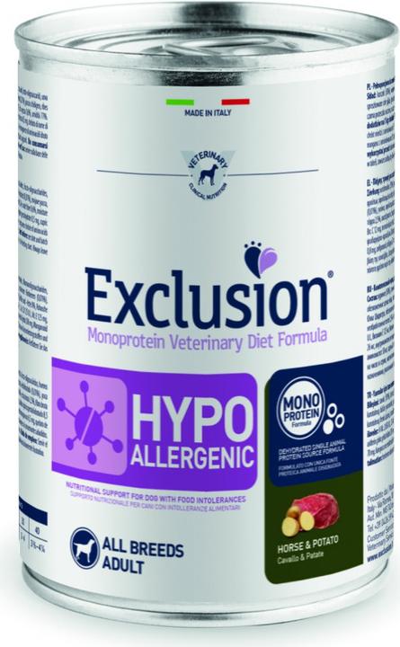 Image du produit Exclusion Cheval et pomme de terre hypoallergéniques (Adulte, 24 pcs, 200 g)