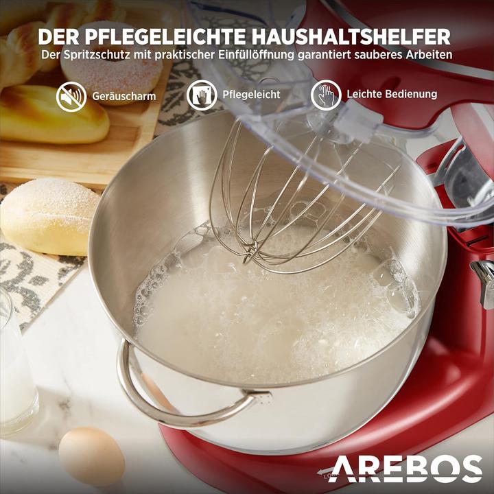 Actual product image Arebos Food processor (1500 W, 6 l)