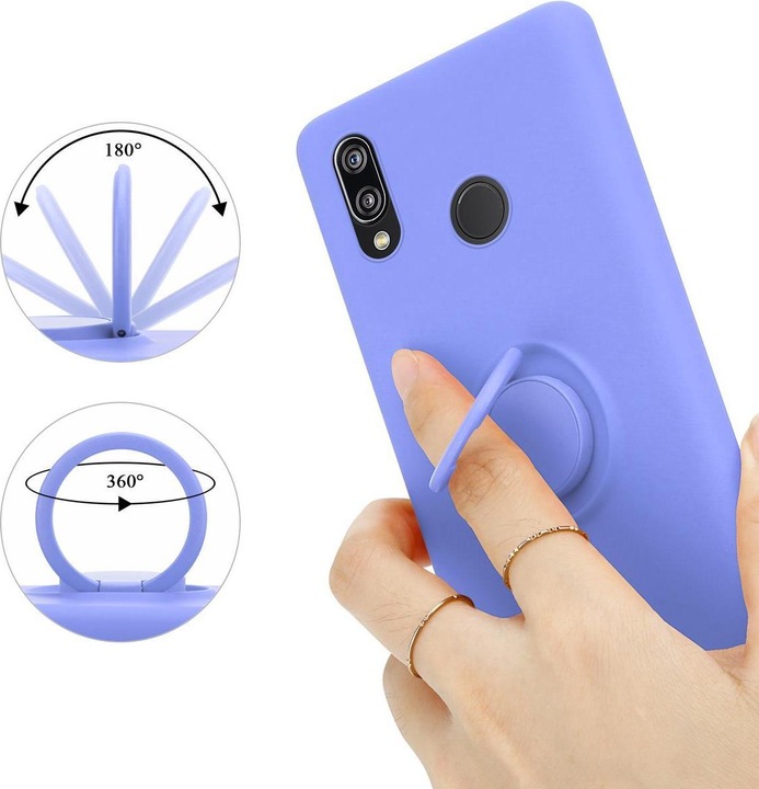 Immagine prodotto Cadorabo Custodia in silicone TPU Liquid Ring Cover (Huawei Nova 3E)