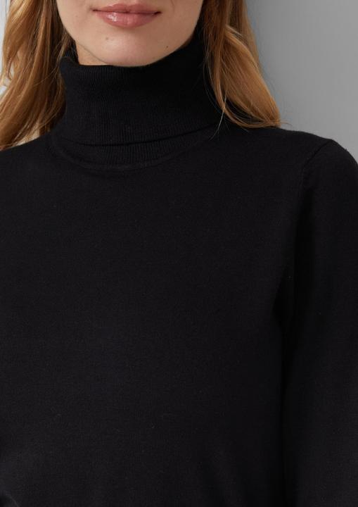 Produktbild S.Oliver Strickpullover Rollkragenpullover aus Viskosemix (48)