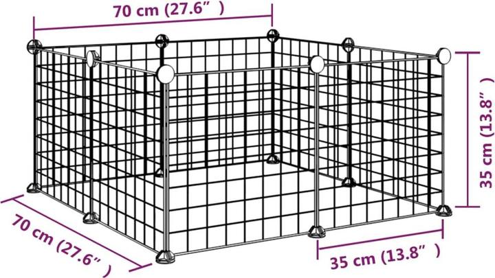 Image du produit vidaXL Haustierkäfig