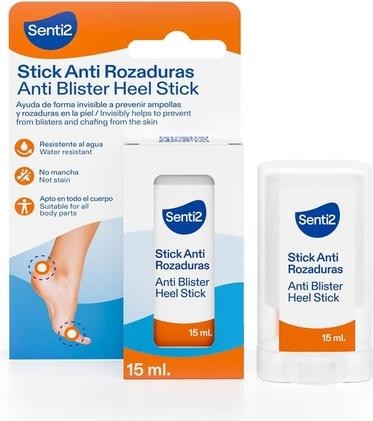 Senti2 Anti-Scratch Stick 15ml Verhindert Blasen und Wundscheuern Geeignet für den ganzen Körper (15 ml)