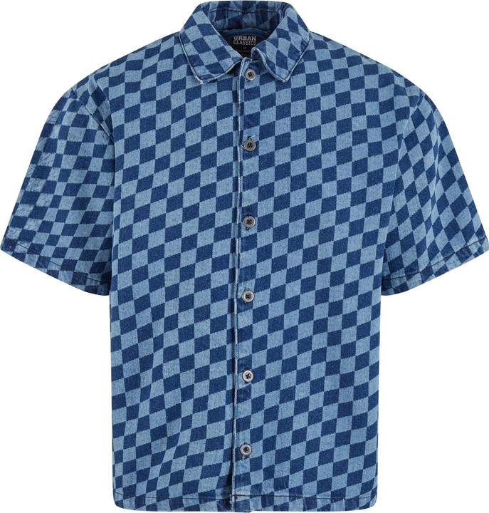 Produktbild Urban Classics Laser Check Printed Boxy Shirt - 166805 (XXL)