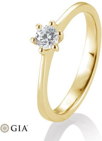 Actual product image Breuning 6 prong set 0.05-0.30 ct. (54, 750/18 K Gold)