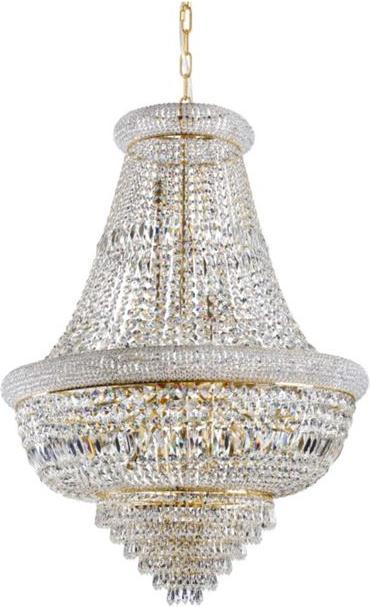 Ideal lux Imperial Kristall Kronleuchter Ø80cm 24-flammig goldfarben (80 cm)