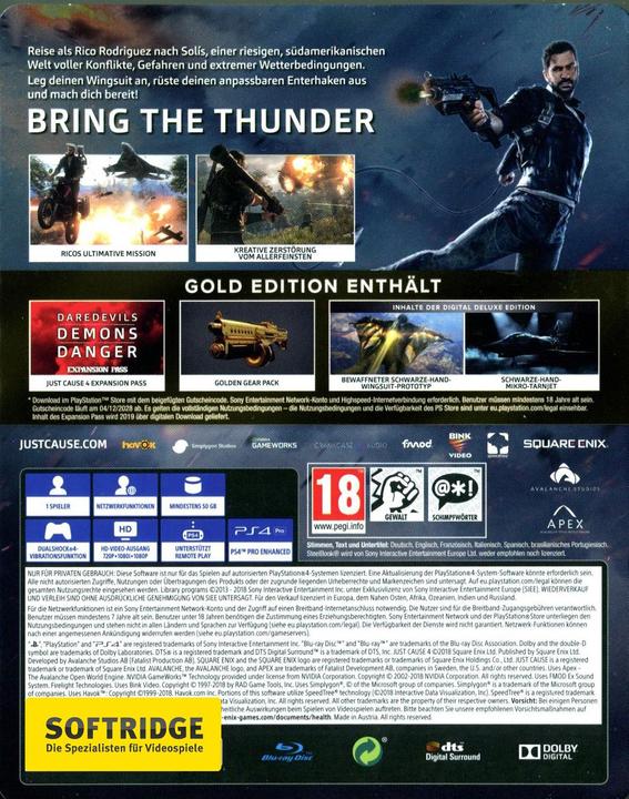 Immagine prodotto Square Enix Solo causa 4 (PS4, DE)