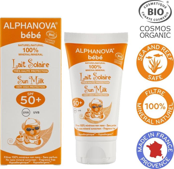 Immagine prodotto Alphanova Sonnenmilch (Latte solare, SPF 50+, 50 ml, 50 g)