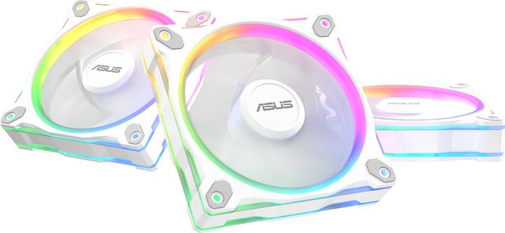 ASUS PRIME MR120 FAN ARGB REVERSE WHITE 3IN1 (120 mm, 3 x)