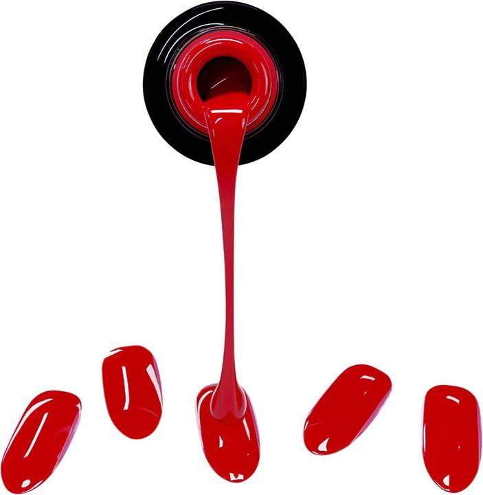 Image du produit Neonail UV Gel Stickers Easy On M06 Red 15 Patterns Nail Stickers Nail Polish Strips Gel Nail Sticke (Ongles artificiels, M06)