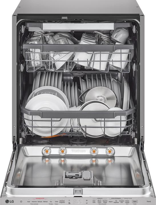 Immagine prodotto LG QuadWash DB365TXS Lavastoviglie a scomparsa totale Classe B 14 coperti Vapore Wi-Fi