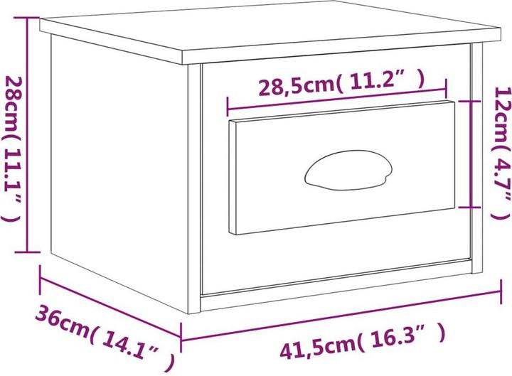 Immagine prodotto vidaXL Kyson (41.50 x 36 x 28 cm)