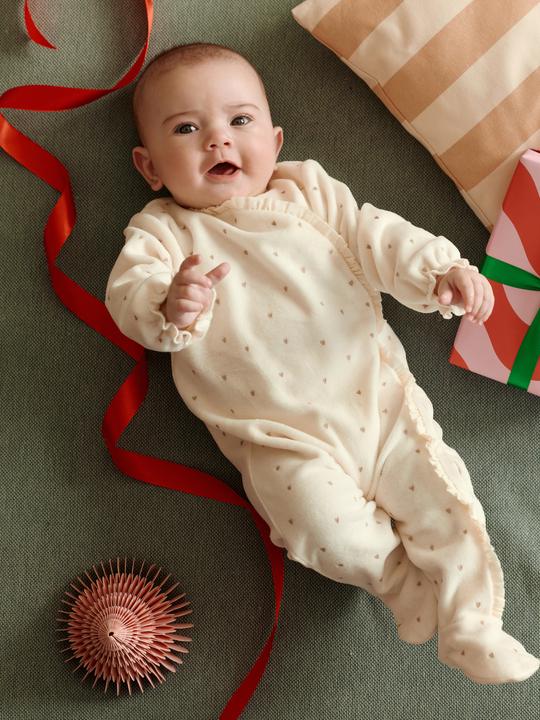 Actual product image Vertbaudet Baby Schlafanzug und Kuscheltier-Set aus Samt, Geschenkbox zur Geburt (68)