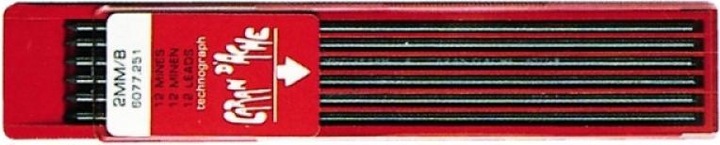 Actual product image Caran d'Ache Technograph refills (Refill, Grey, 2 mm)