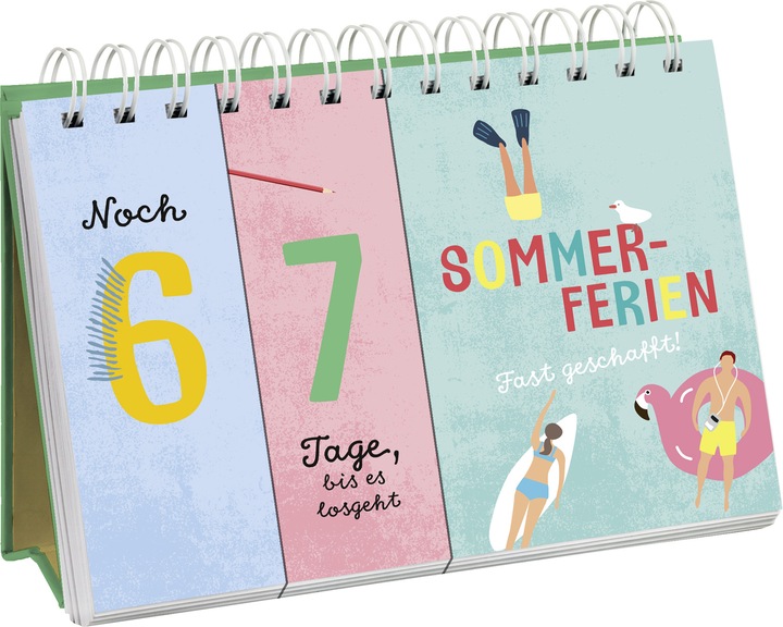 Produktbild Mein Schulstart- und Ferien-Countdown (Harter Einband, Deutsch)