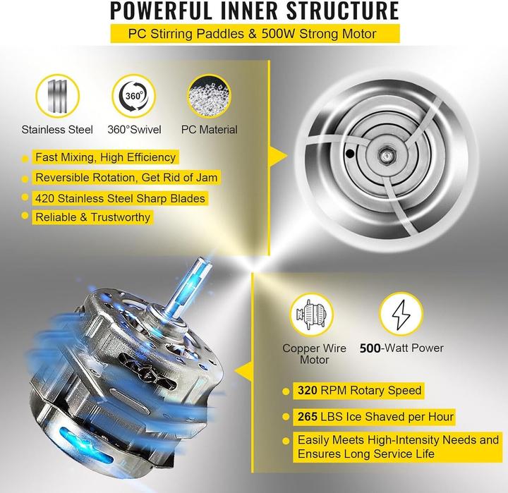 Produktbild Vevor 250W Ice Shaver