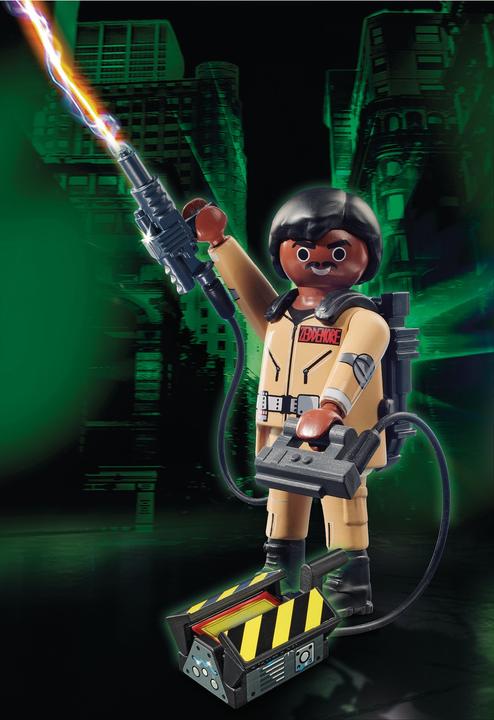 Actual product image Playmobil Ghostbusters collectible figure W. Zeddemore (70171, Playmobil Ghostbusters)