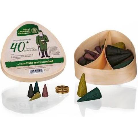 Crottendorfer, Duftkerzen, 2095 - Geschenkset Spanschachtel 40+