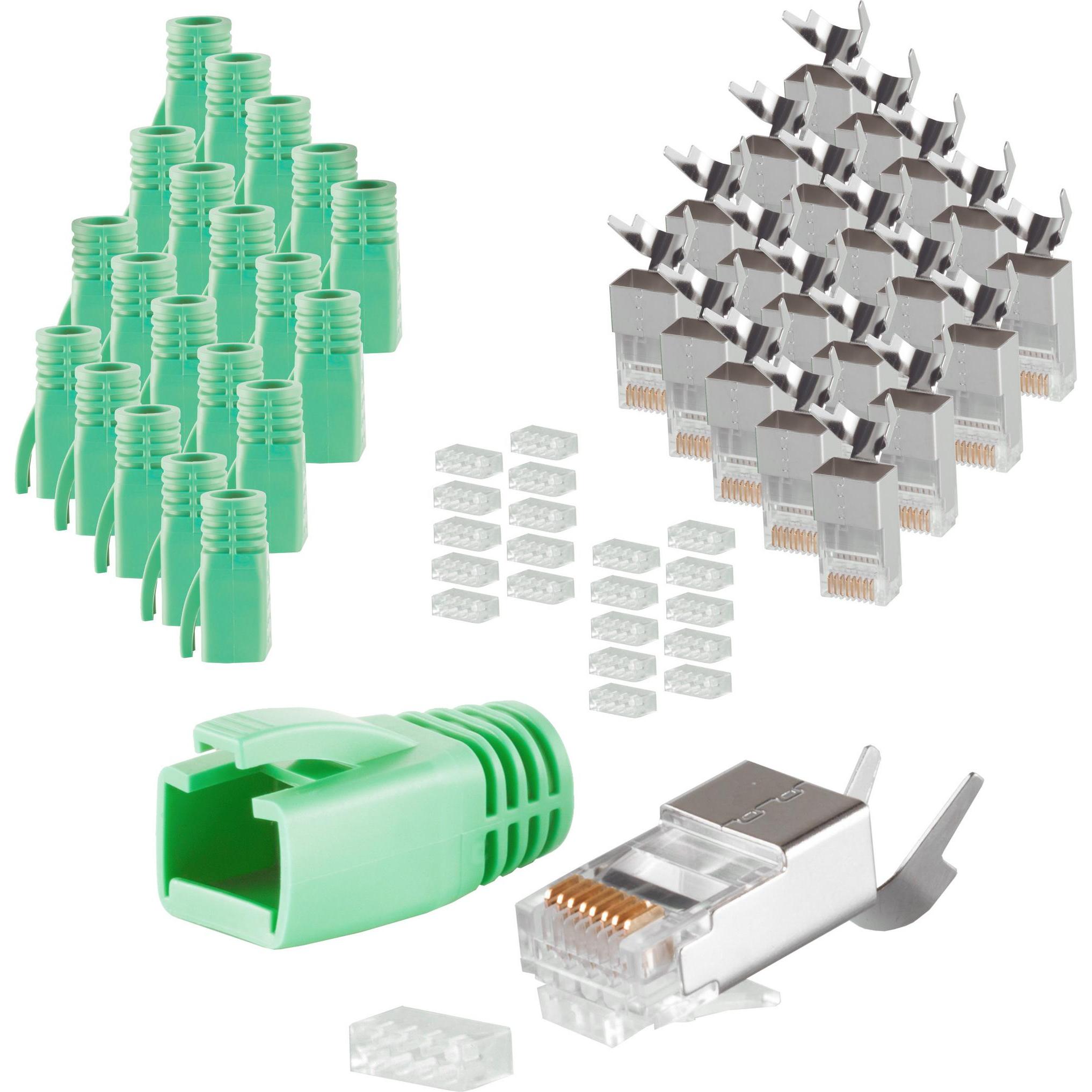 Thumbnail - Shiverpeaks S/CONN maximum connectivity Netzwerk Modular Stecker RJ45 SET für Verlegekabel bis AWG 23, Stecker m (Netzwe...