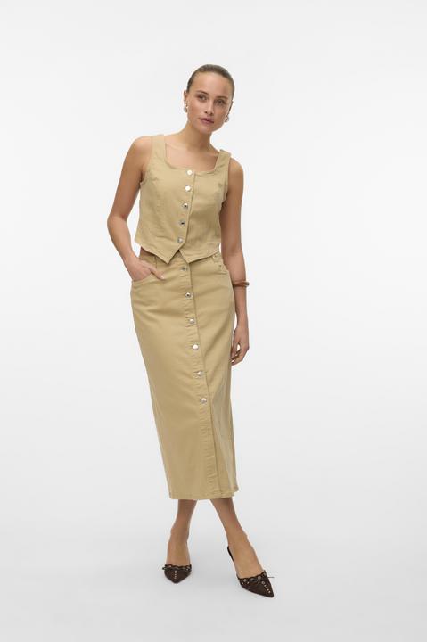 Produktbild Vero Moda VMWILD Hohe Taille Langer Rock Jeansrock (XL)