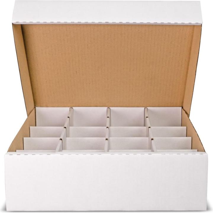 Pokémon collectXP - Riesen Deck-Box für 4.000 Karten+16er Unterteilung Aufbewahrung für Sammelkarten (weiss)