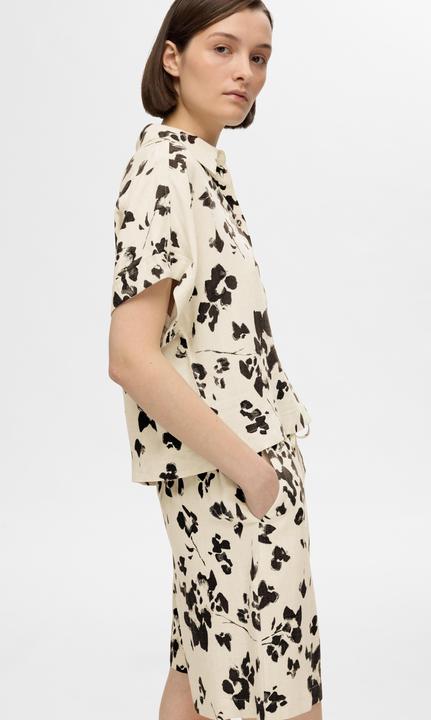 Actual product image Selected Loose fit print shorts (36)