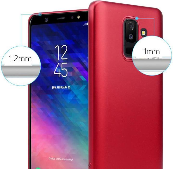 Produktbild Cadorabo TPU Matt Metallic Hülle (Samsung Galaxy A6+)