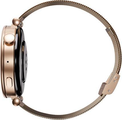 Actual product image Garett Smartwatch ROSE zlatá, Mesh steel