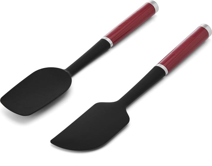 Productafbeelding KitchenAid 2-delige set siliconen spatels - Empire Rood