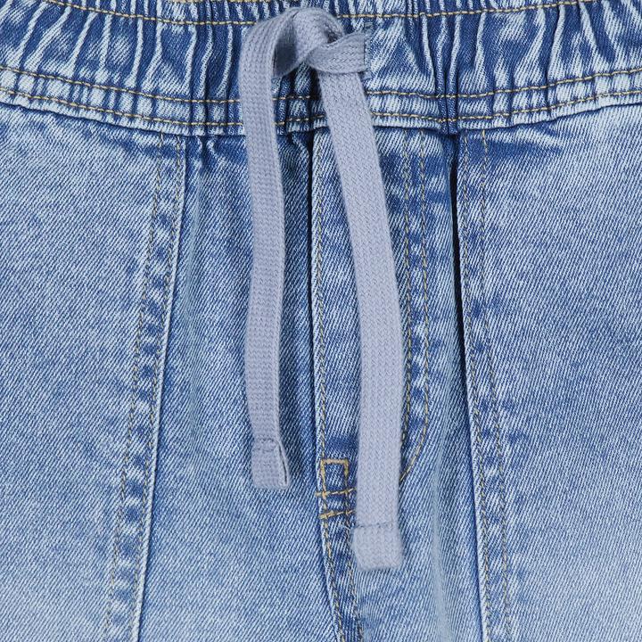 Actual product image La Redoute Collections Denim Bermuda shorts with drawstrings (134)