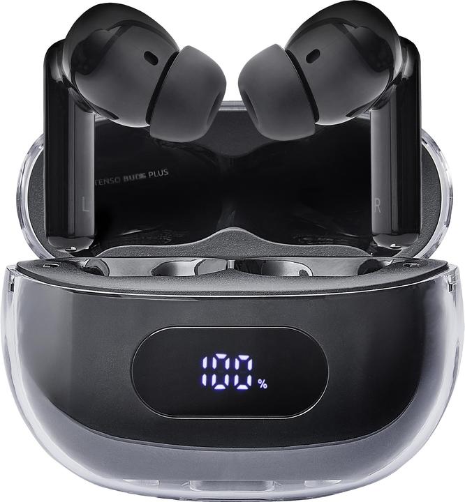 Intenso Buds / Earphone Plus T310AE Black (ANC, 25 h, Kabellos)
