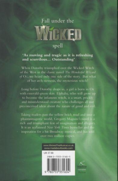 Produktbild Wicked (Englisch, Gregory Maguire, 2006)
