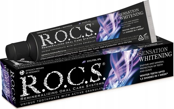 Produktbild R.o.c.s. Sensation Whitening Zahnpasta (60 ml)