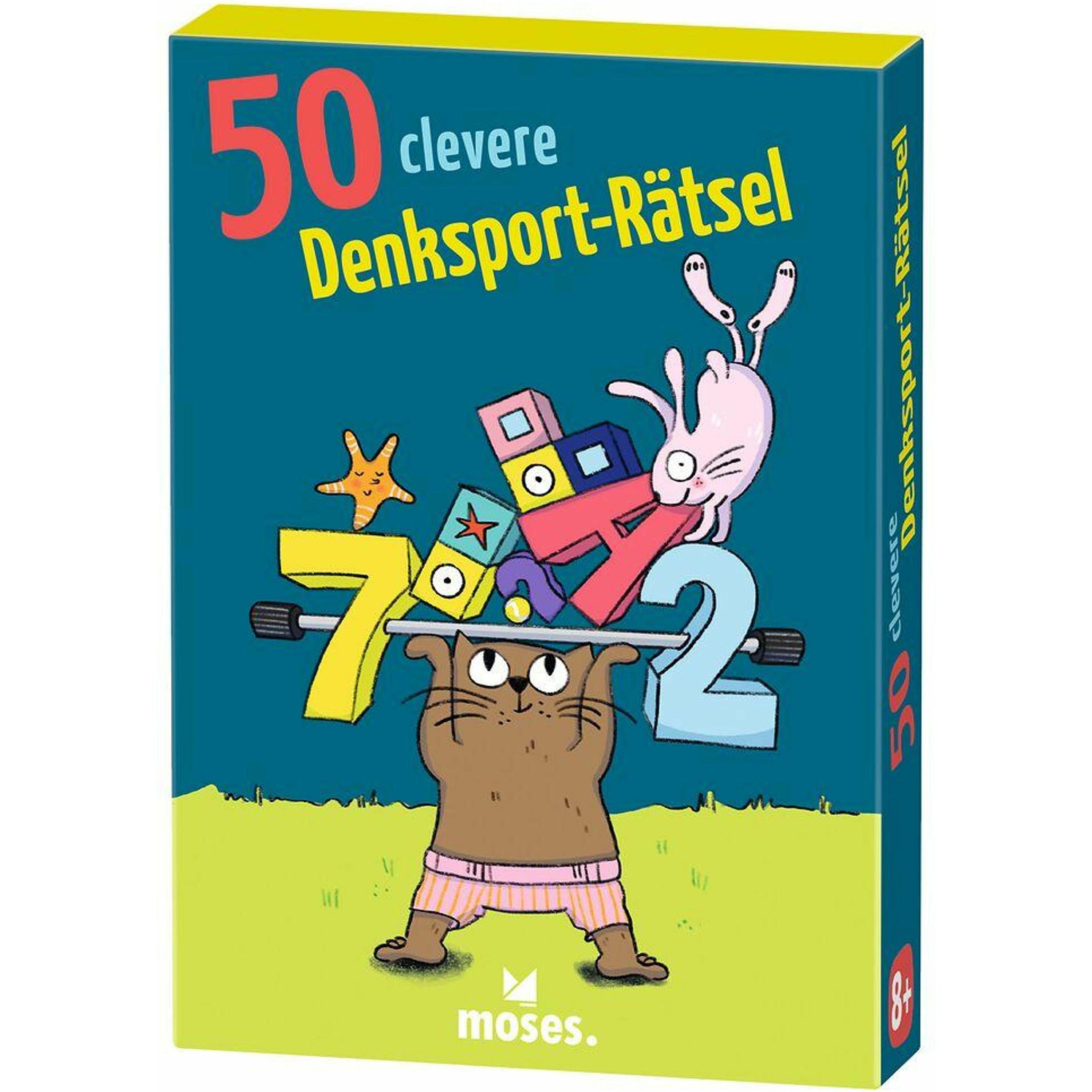 Moses 50 clevere Denksport-Rätsel (Deutsch) (9901)