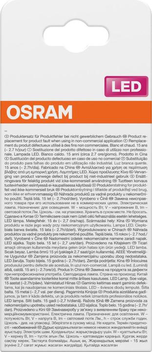 Produktbild Osram Led Retrofit Classic A (E27, 17 W, 2500 lm, 1 x, G)
