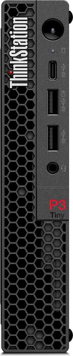 Image du produit Lenovo ThinkStation P3 Tiny (512 Go, 16 Go, Intel Core i7-13700T, T400)