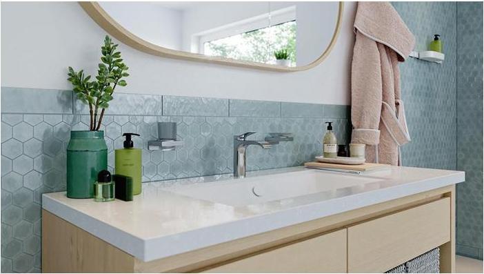 Produktbild hansgrohe Vivenis Waschtischmischer 110 (chrom) mit Ablaufgarnitur