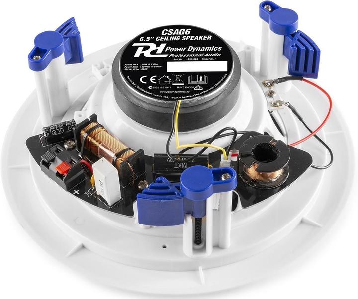 Image du produit Power Dynamics Haut-parleur de plafond CSSG6 6.5 pouces blanc (1x 30 W)